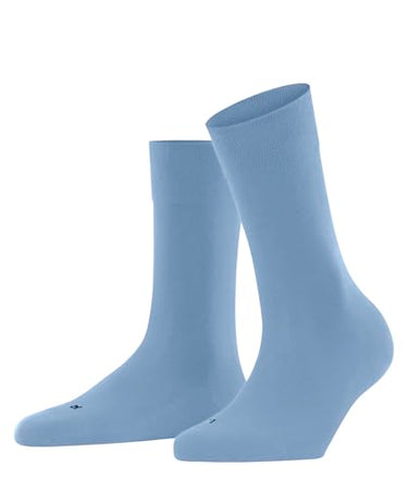 FALKE Damen Socken Sensitive London W So Baumwolle mit Komfortbund 1 Paar, Blau Airy Blue 6707, 35-38 im Sale